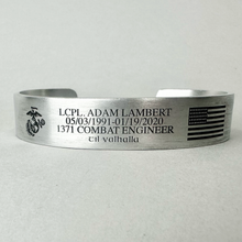 Load image into Gallery viewer, Memorial Cuff Bracelet
