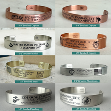 Load image into Gallery viewer, Memorial Cuff Bracelet

