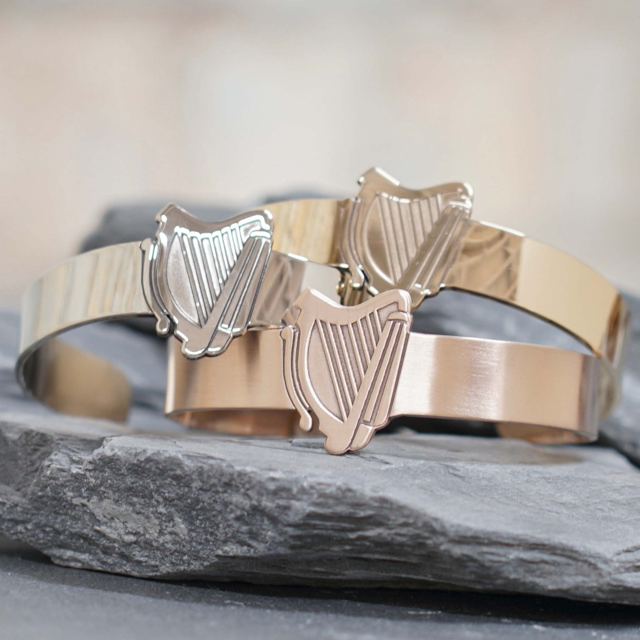Harp Cuff Bracelet – Tailored Metal - Main Image